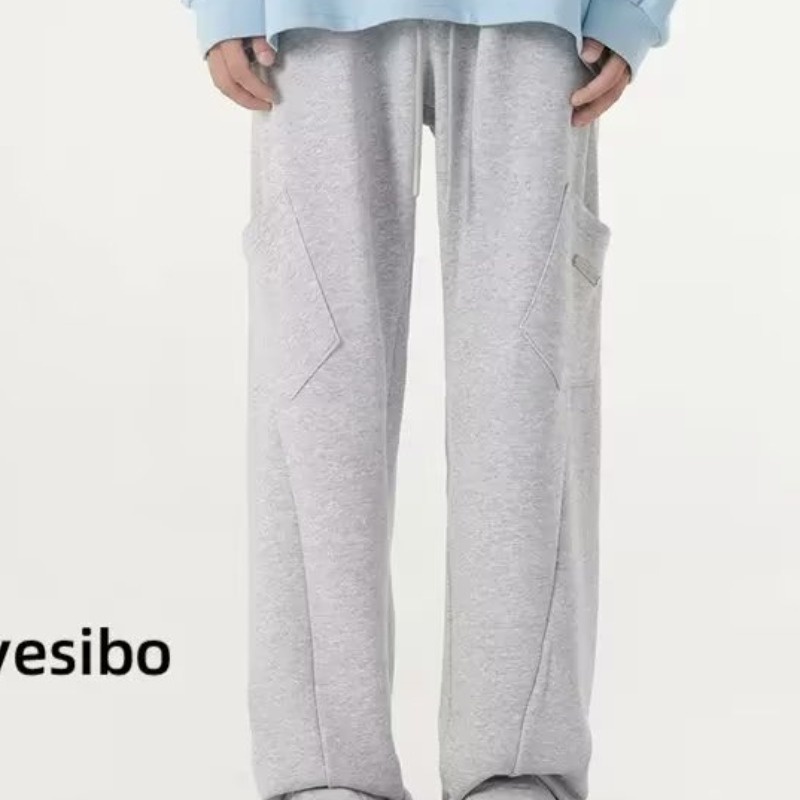 Quần Dài Dáng Rộng Lưng Cao Co Giãn Tốt Thời Trang Mùa Hè Cho Nam