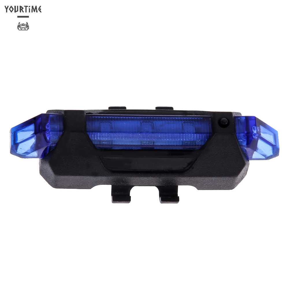 Đèn LED Cảnh Báo Gắn Đuôi Xe Đạp Chống Nước Có Thể Sạc Lại Bằng Cổng