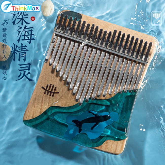 Thinkmax 1 Bộ Đàn Kalimba 21 Phím Gỗ + resin