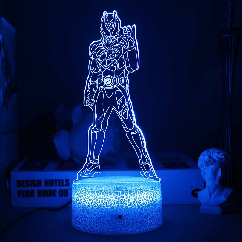 Đèn Ngủ 3d Hình Kamen Rider Có Điều Khiển Từ Xa Độc Đáo