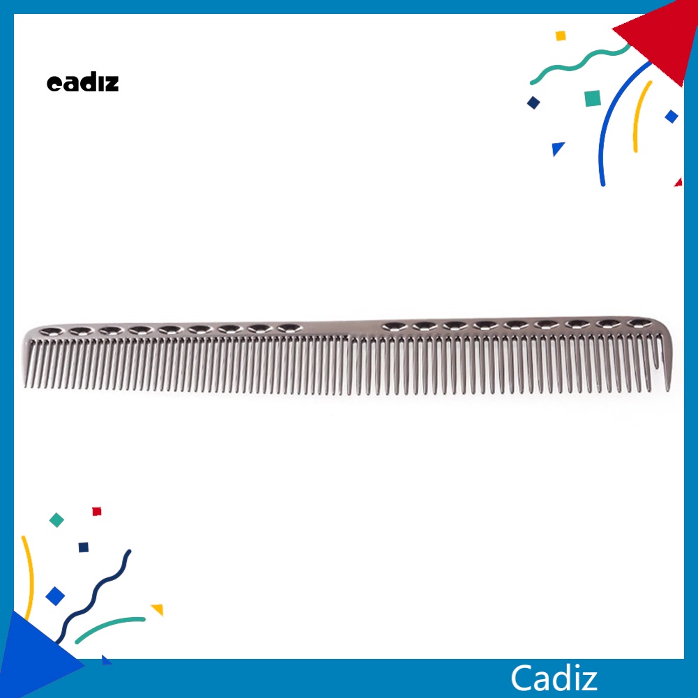 Lược Chải Tóc Bằng Thép Không Gỉ Siêu Mỏng Chống Tĩnh Điện Kèm Túi Đựng