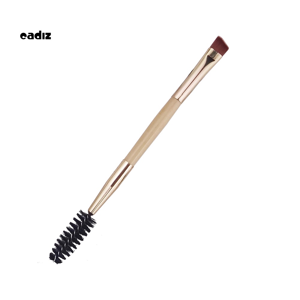 Cọ Tô Son Môi Và Lông Mày Hai Đầu Tay Cầm Bằng Tre