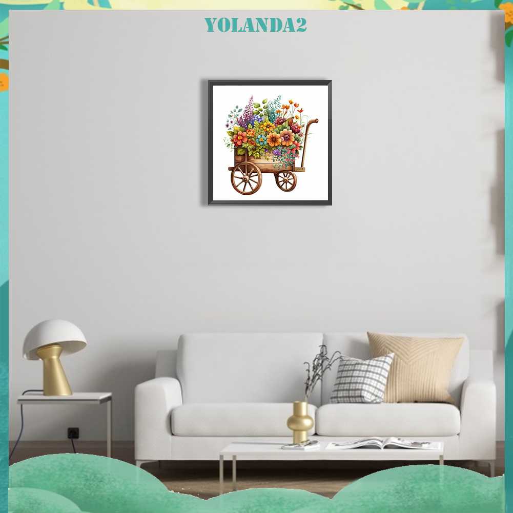 Tranh Đính Đá Kim Cương Toàn Bộ 5D DIY Hình Vẽ Phương Tiện Giao Thông