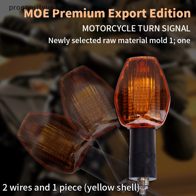 1 [prosperityus1] 2 / 3 Dây Đèn Xi Nhan Trước Và Sau Siêu Bền Chất Lượng Cao Cho Xe Máy / Xe Hơi