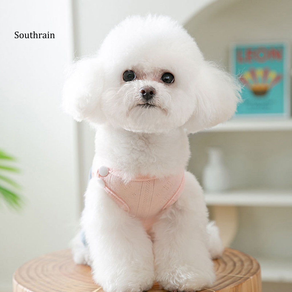 So Bộ Đồ Ngủ Liền Thân Giữ Ấm Bốn Chân Thoáng Khí Phong Cách Đơn Giản Cho Cún Cưng