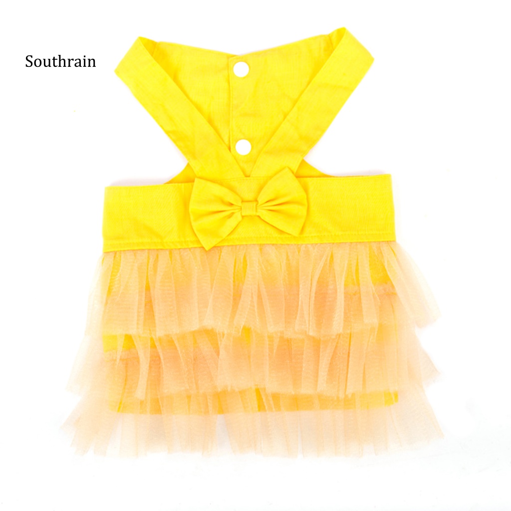 Đầm Tulle Không Tay Thoáng Khí Thời Trang Mùa Hè Cho Cún Cưng
