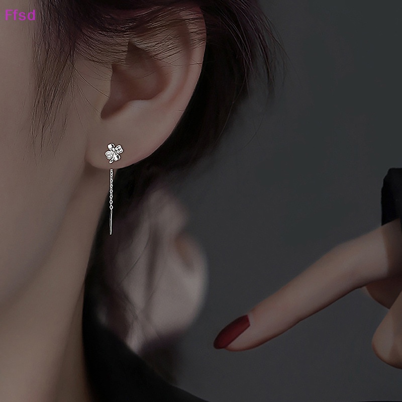 1 Đôi Bông Tai Dạng Dây Đơn Giản Cho Nữ