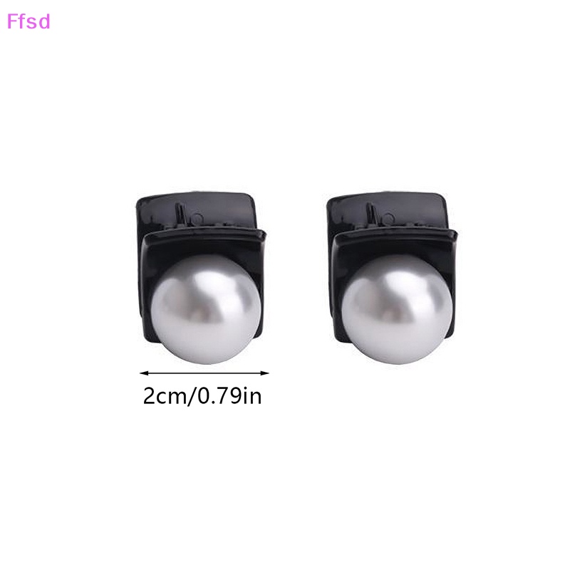 {Ffsd} Kẹp Tóc Mini Đính Nơ Hạt Ngọc Trai Cá TíNh Khí Chất Phong Cách Vintage Dễ Thương Cho Nữ * Hàng Bán Chạy