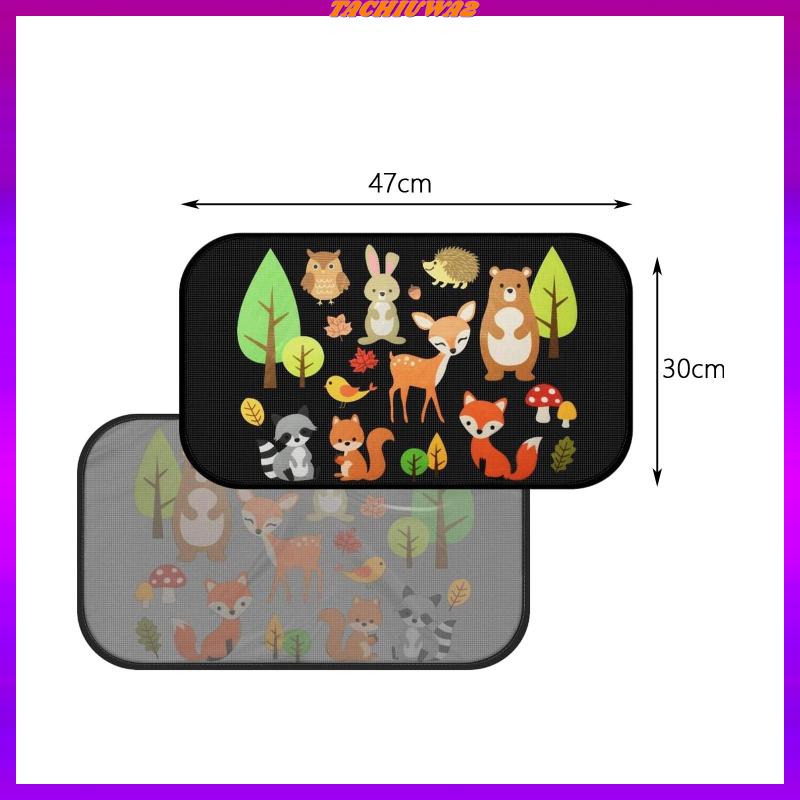 [Tachiuwa2] 2 Tấm Che Nắng Cửa Sổ Xe Hơi Và Phía Sau