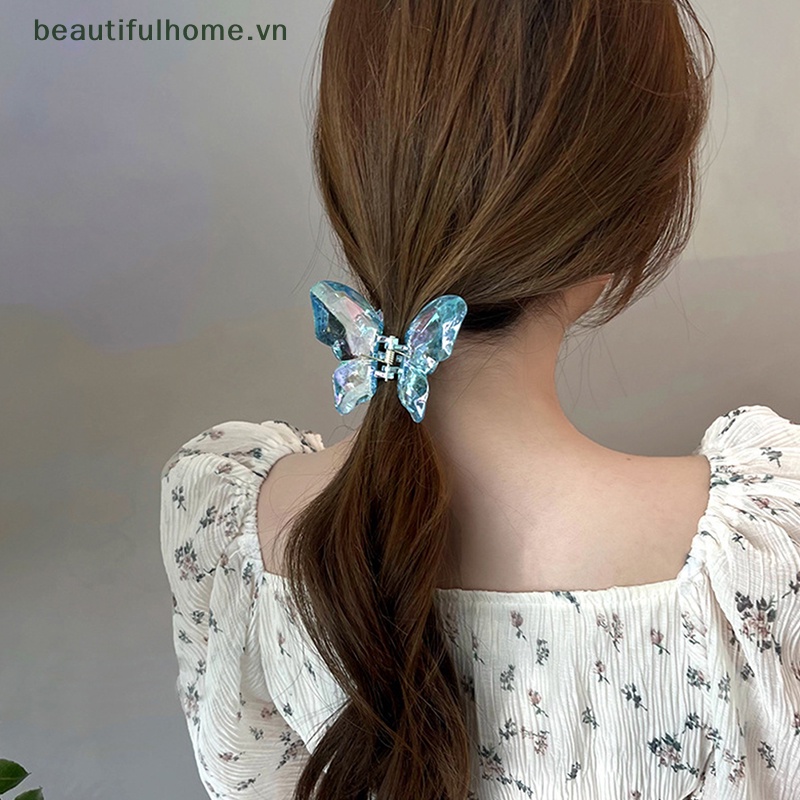 Kẹp Bướm Càng Cua Nhiều Màu Sắc Chất Liệu Acrylic Cho Nữ Mã 2023