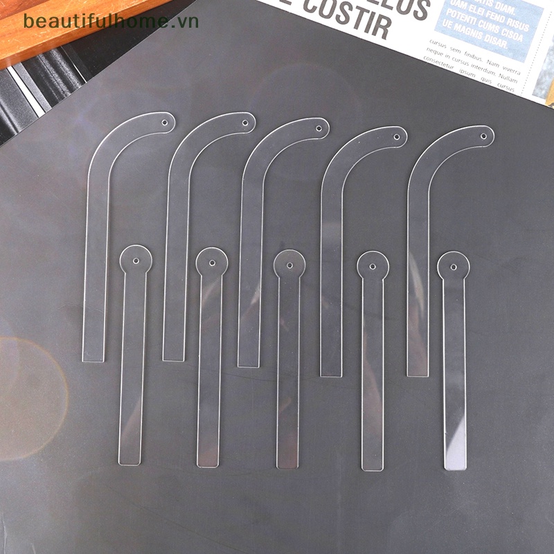 Set 1 / 5 Giá Đỡ Trưng Bày Bông Tai Bằng Acrylic Trong Suốt