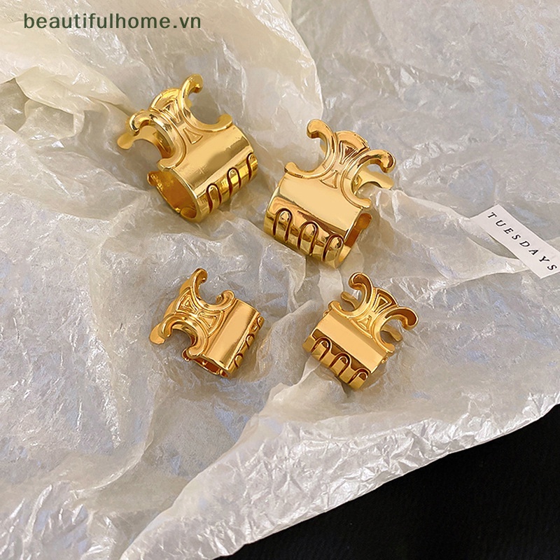 [beautifulhome] Bộ Kẹp Tóc Ba Món Bằng Đồng Thau Triumphal Celi Cá Nhân Hóa Nâng Cao Kèm Hộp Đựng [beauty]