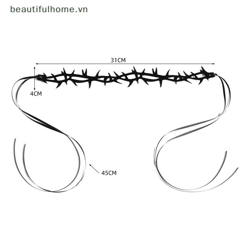 [beautifulhome] Vòng Cổ Choker Hoa Hồng Lớn Thời Trang Punk Quyến Rũ Trang Trí Tiệc Tùng [beauty]