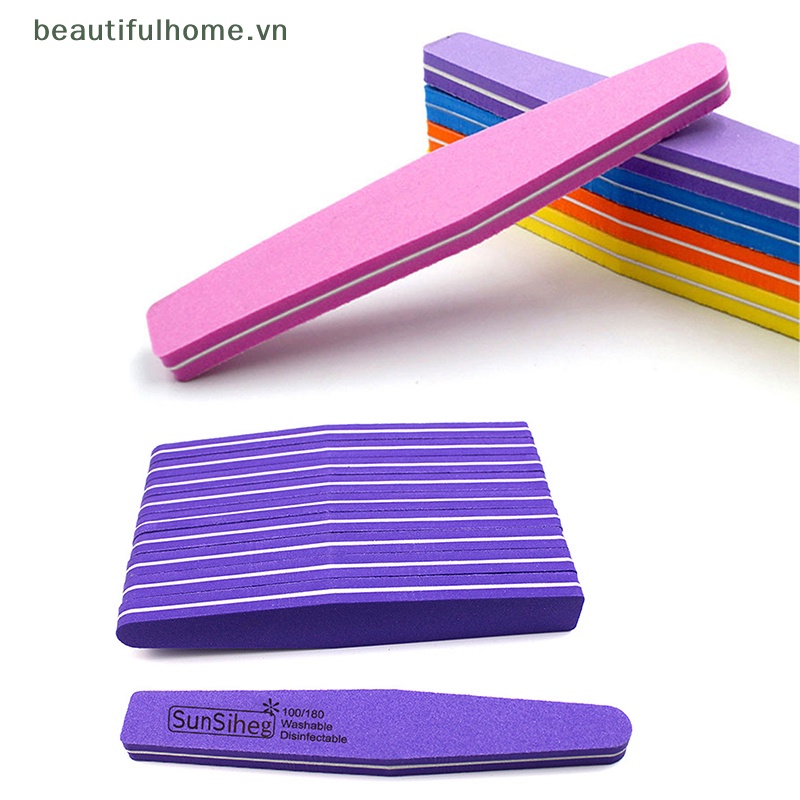 Bộ 10 Cây Dũa Móng Tay Có Thể Giặt Tiện Dụng