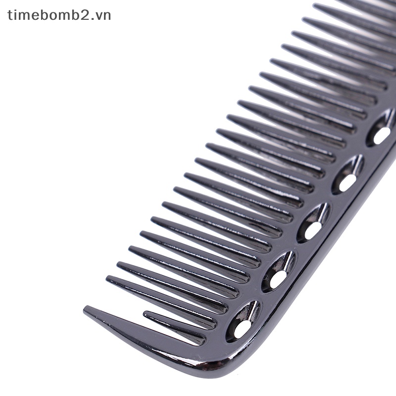Lược Chải Tóc Bằng Kim Loại Nhôm Chống Tĩnh Điện Chuyên Dụng Cho Salon