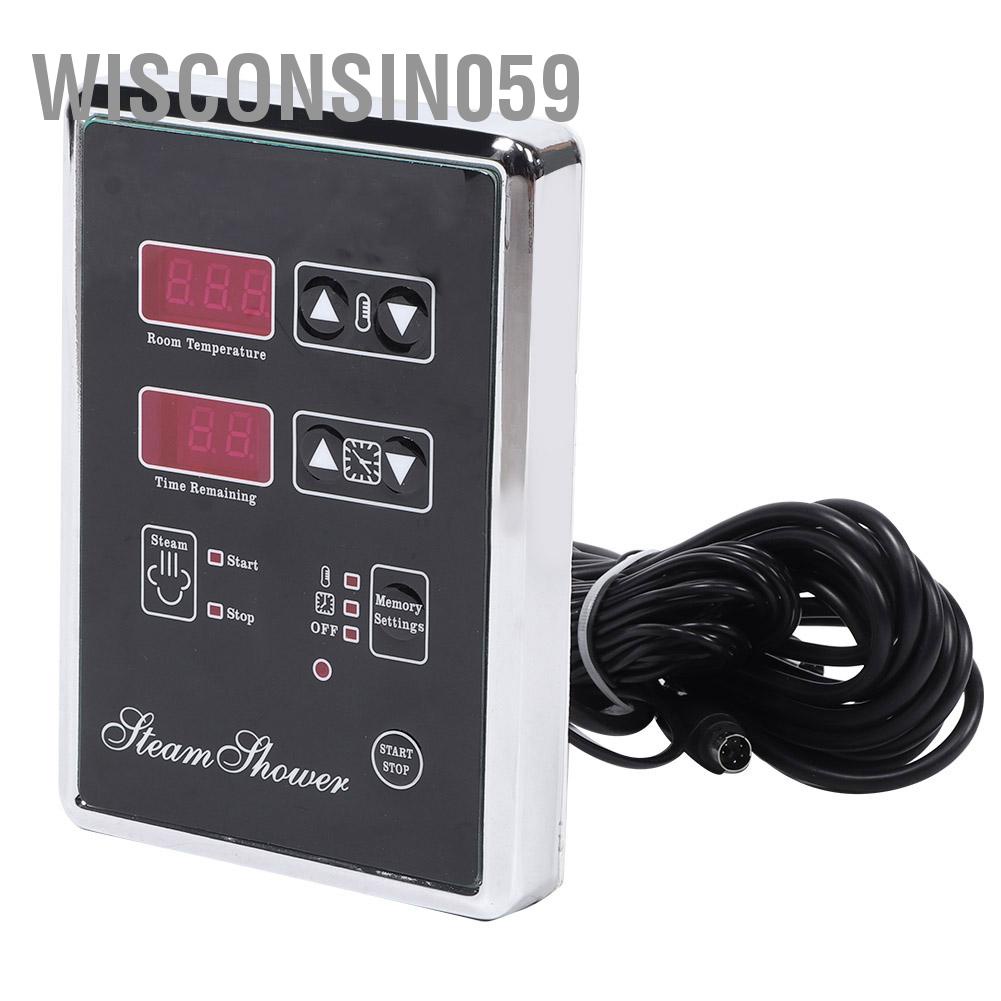 Wisconsin059 Máy phát điện xông hơi 6KW TM60 Điều khiển cảm ứng Bảng hiển thị thời gian nhiệt độ