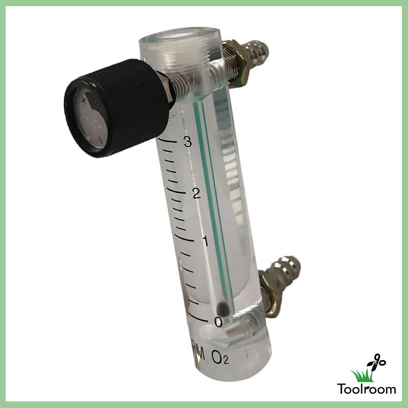 Đồng Hồ Đo Lưu Lượng Khí Gas 0.1-1L 6Mm Bằng Thủy Tinh Có Thể Điều Chỉnh