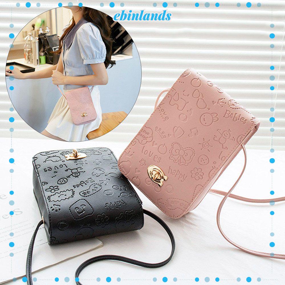 Túi Đeo Vai Da PU Đựng Điện Thoại Phong Cách Châu Âu