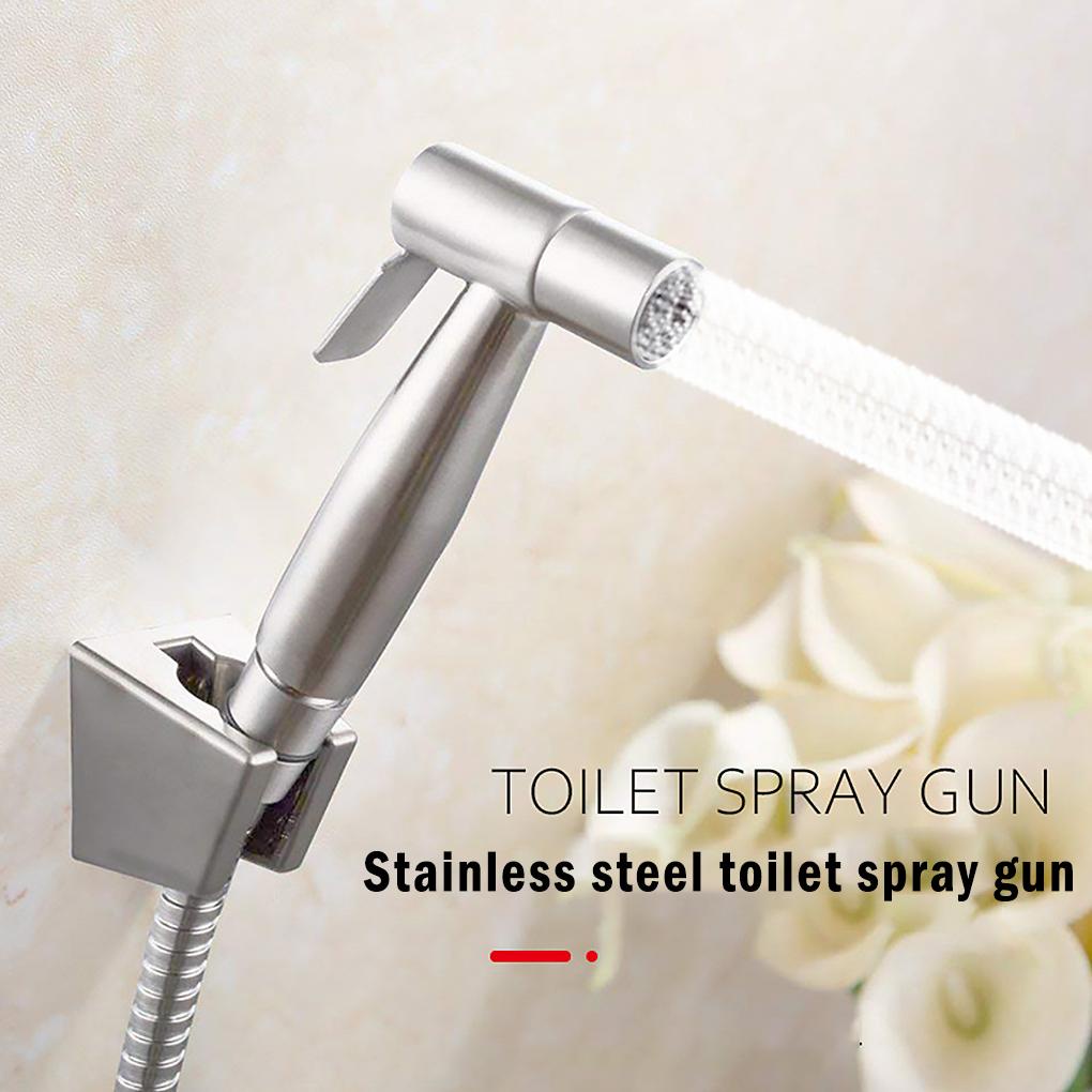 Vòi Xịt Toilet Bằng Kim Loại Không Gỉ Điều Chỉnh Áp Suất Nước
