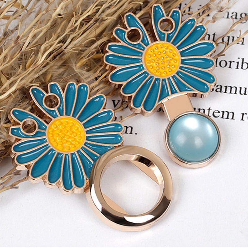 Khóa Kim Loại Hình Hoa Cúc Nhỏ Tinh Xảo Có Thể Tháo Rời Dùng Để May Quần Áo