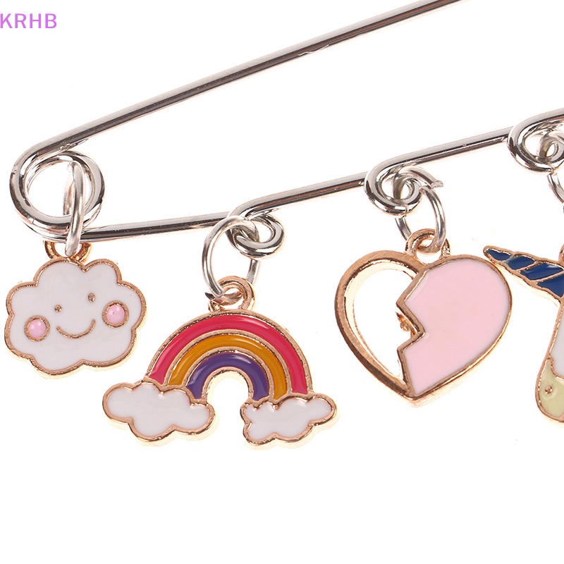 Ghim Cài Áo Hình Thỏ Đính Đá Nhân Tạo Thời Trang Dành Cho Cả Nam Và Nữ Mới