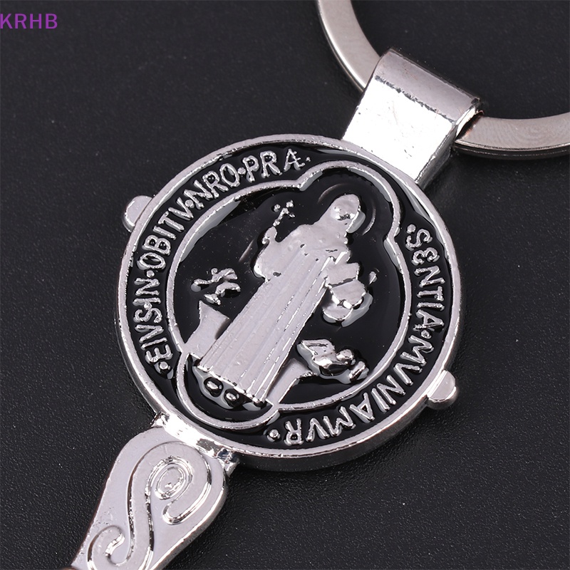 Krhb Móc Khóa Hình Chìa Khóa Làm Thủ Công San Benito Khô Dầu St Benedict Cho Nam Và Nữ Mới