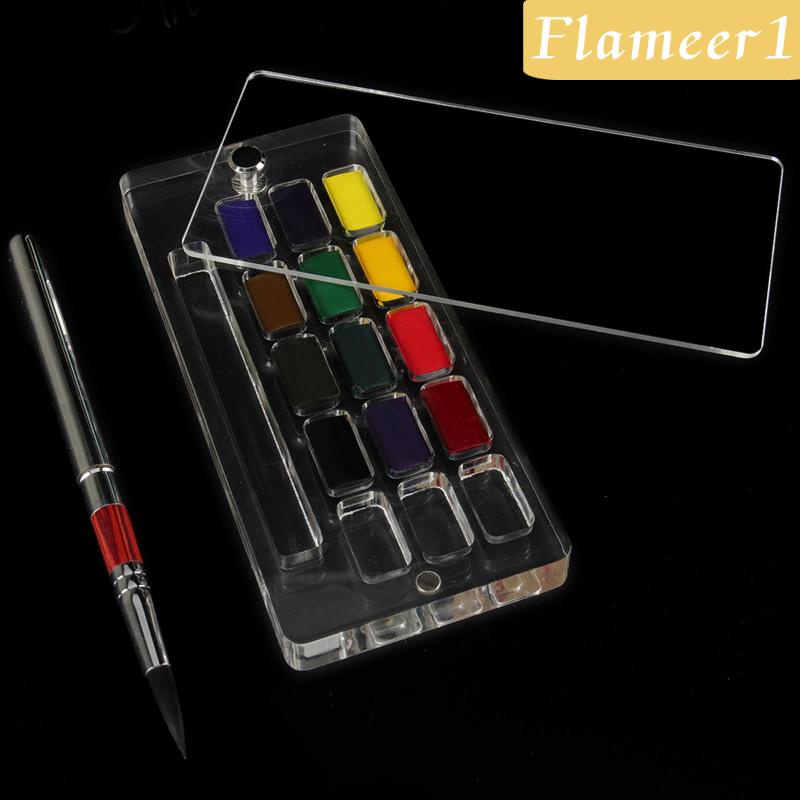 [flameer1] Bộ Màu Nước Kèm Túi Đựng Dùng Vẽ Tranh Ngoài Trời Nhỏ Gọn