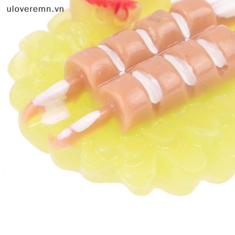 Mô Hình Bánh Tráng Miệng Và Thức Ăn Ba Chiều Bằng Chất Liệu Thực Phẩm Ba Chiều Thu Nhỏ