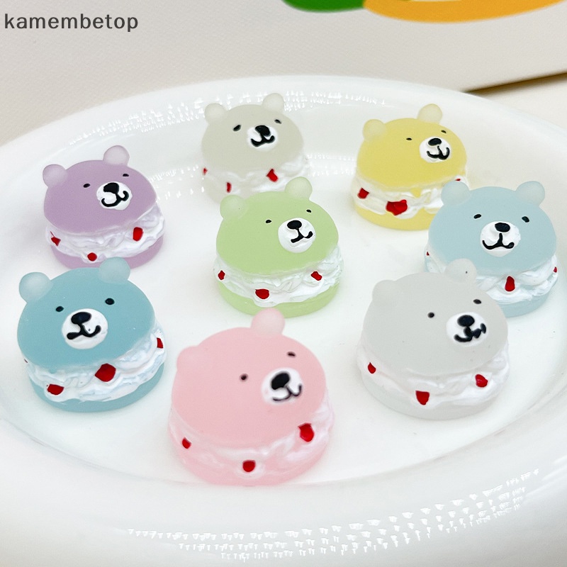 Bộ 2 Mô Hình Gấu Bằng Nhựa Phát Quang Trang Trí Sân Vườn