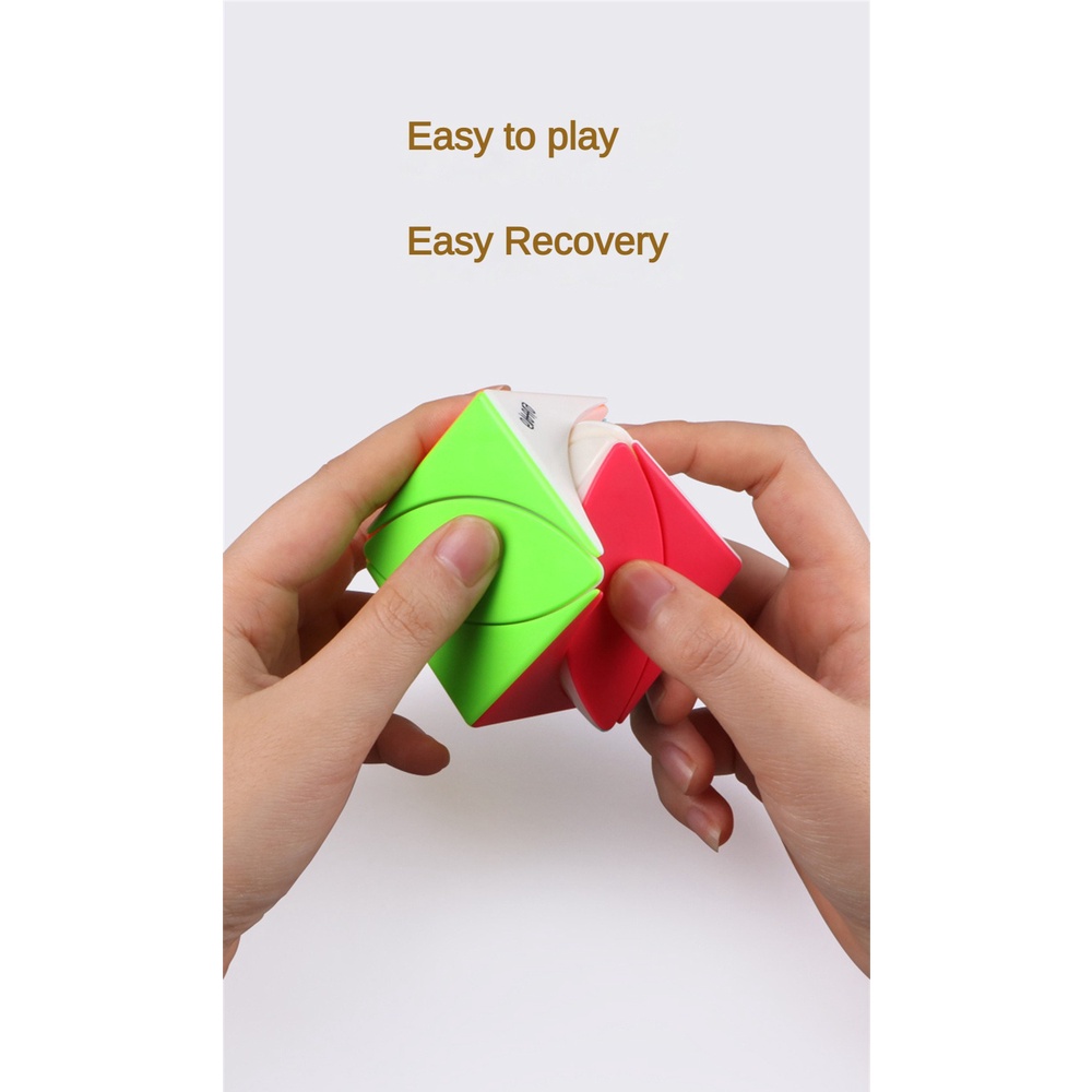 Đồ Chơi Khối Rubik Hình Lá Phong Hỗ Trợ Giáo Dục Bé