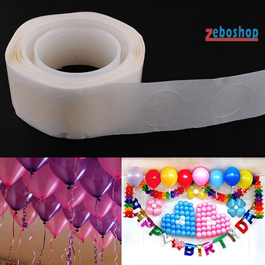 Set 100 Băng Keo Hai Mặt Độ Dính Cao Trang Trí Nhà Cửa / Tiệc Tùng