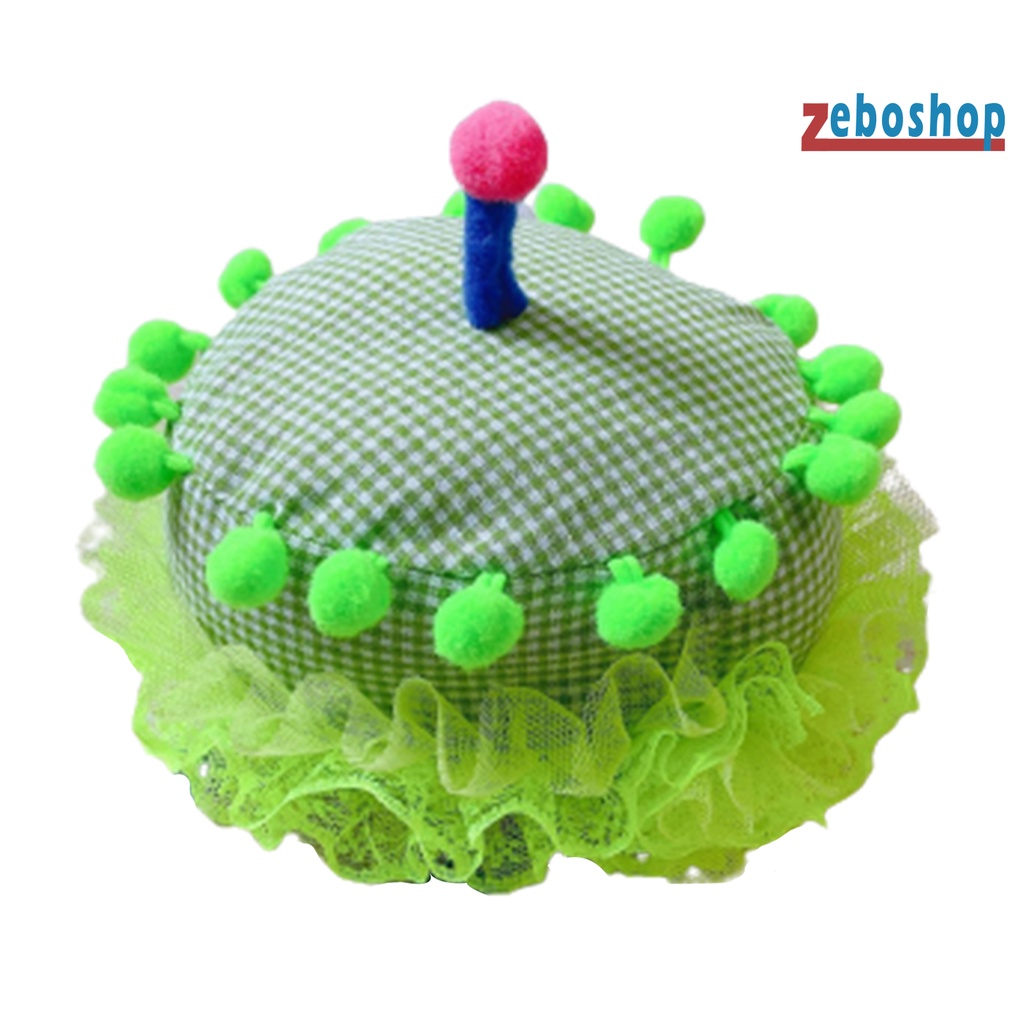 Băng Đô Cài Tóc Co Giãn Nhiều Màu Sắc Tạo Hình Bánh Sinh Nhật Độc Đáo