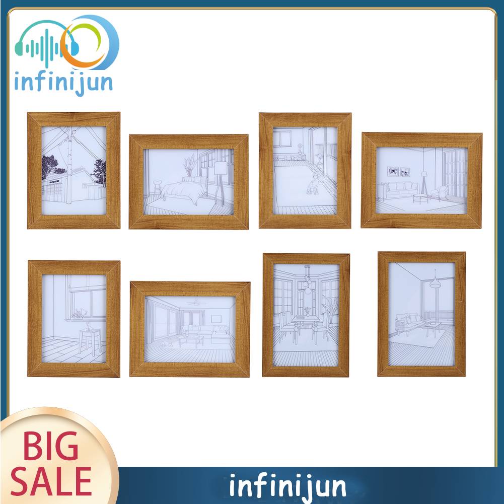 Khung Gỗ Gắn Đèn LED Để Bàn Trang Trí Nội Thất