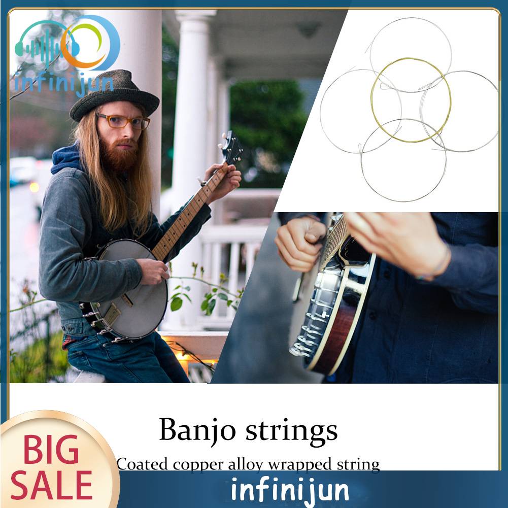 Bộ 5 Dây Đàn Banjo Siêu Bền Tiện Dụng