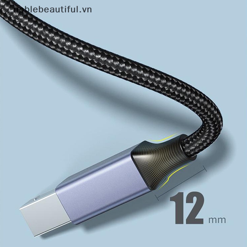 Dây Cáp USB 2.0 Loại A Male Sang Type B Male Cho Máy In / Máy In Tốc Độ Cao