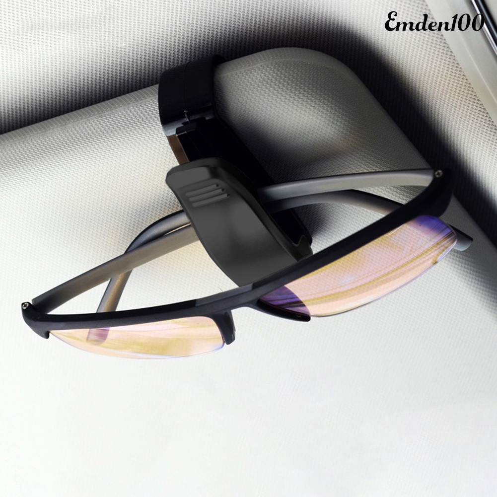 Kẹp Giữ Thẻ / Mắt Kính Bằng Nhựa Tiện Dụng Cho Xe Hơi