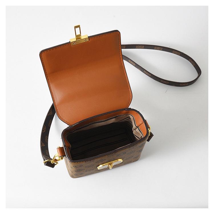 Túi Đựng Điện Thoại Di Động Hình Vuông Đeo Chéo Vai In Họa Tiết Thời Trang Dễ Phối Đồ Cho Nữ