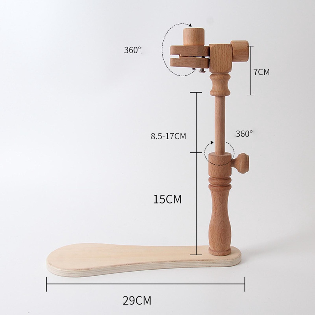 Giá Đỡ Khung Tranh Thêu Chữ Thập Bằng Gỗ DIY