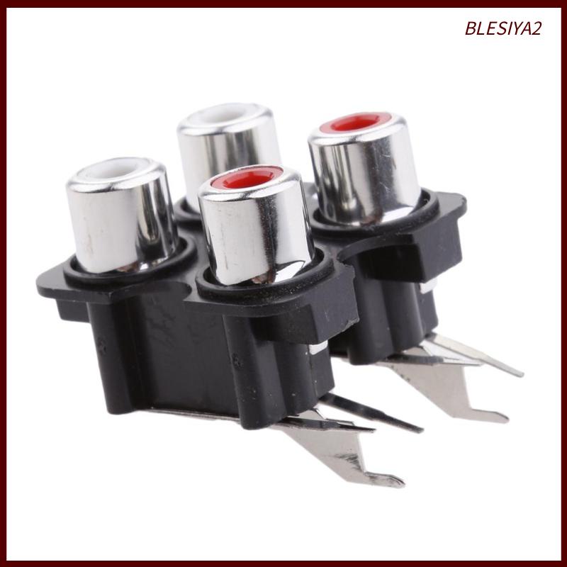 Set 10 Ổ Cắm 4 Cổng RCA