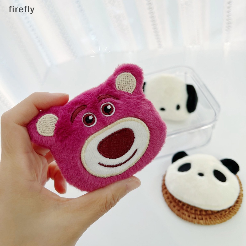 Ghim Cài Áo Hình Gấu / Thỏ / Dâu Tây Nhồi Bông Dễ Thương