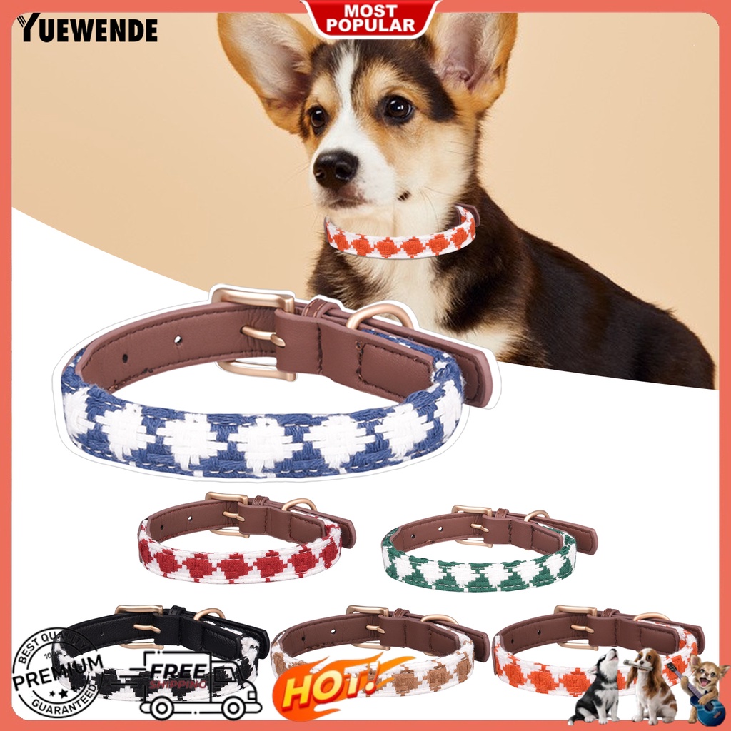 Vòng Cổ Bện Dây Dắt Thú Cưng Đi Dạo Chống Lạc Dễ Điều Chỉnh