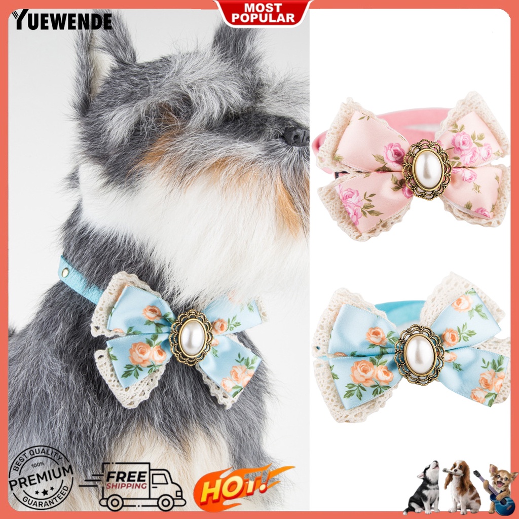 Vòng Đeo Cổ Họa Tiết Hoa Xinh Xắn Cho Thú Cưng YQ.E