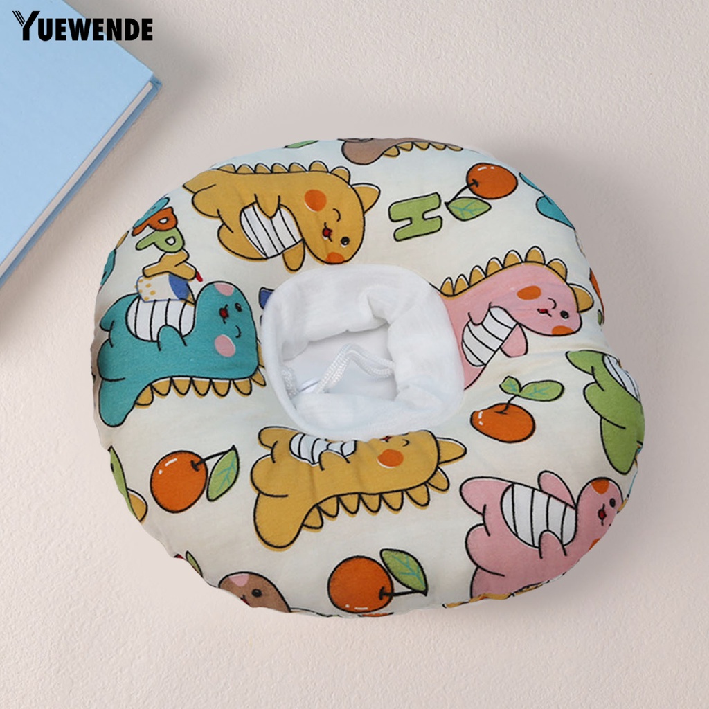 Yq.e Vòng Cổ Bằng Vải Bông Mềm Chống Cắn Chống Trầy Xước In Hoạt Hình Có Thể Điều Chỉnh Cho Thú Cưng