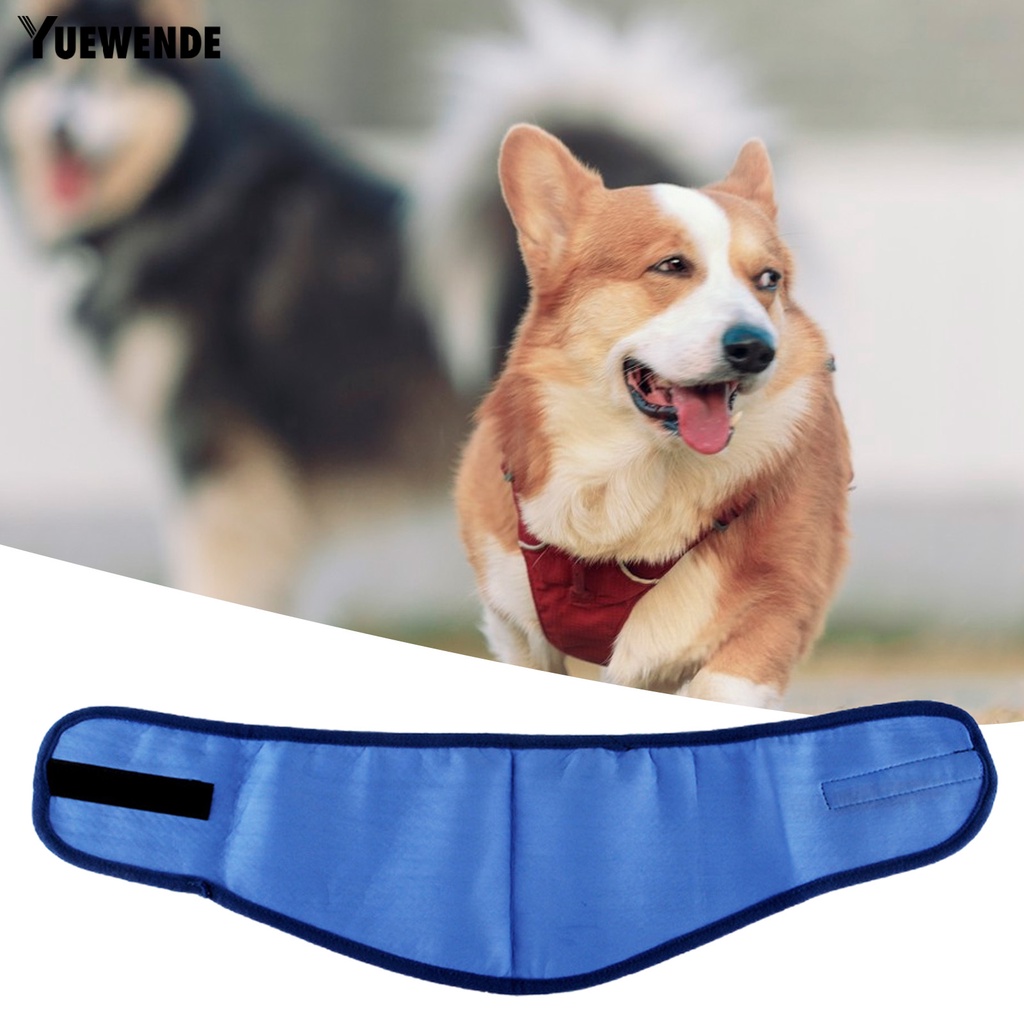 Yq.e Khăn Choàng Cổ Hình Tam Giác Làm Mát Thoáng Khí Có Thể Điều Chỉnh Nhiệt Độ Thời Tiết Mùa Hè Cho Thú Cưng