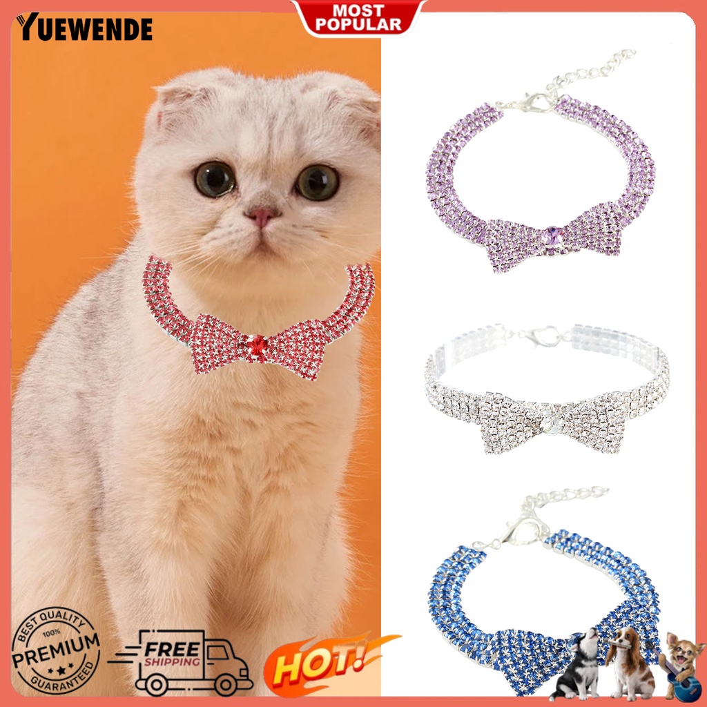 Vòng Cổ ĐíNh Đá ThờI Trang Cho Thú Cưng