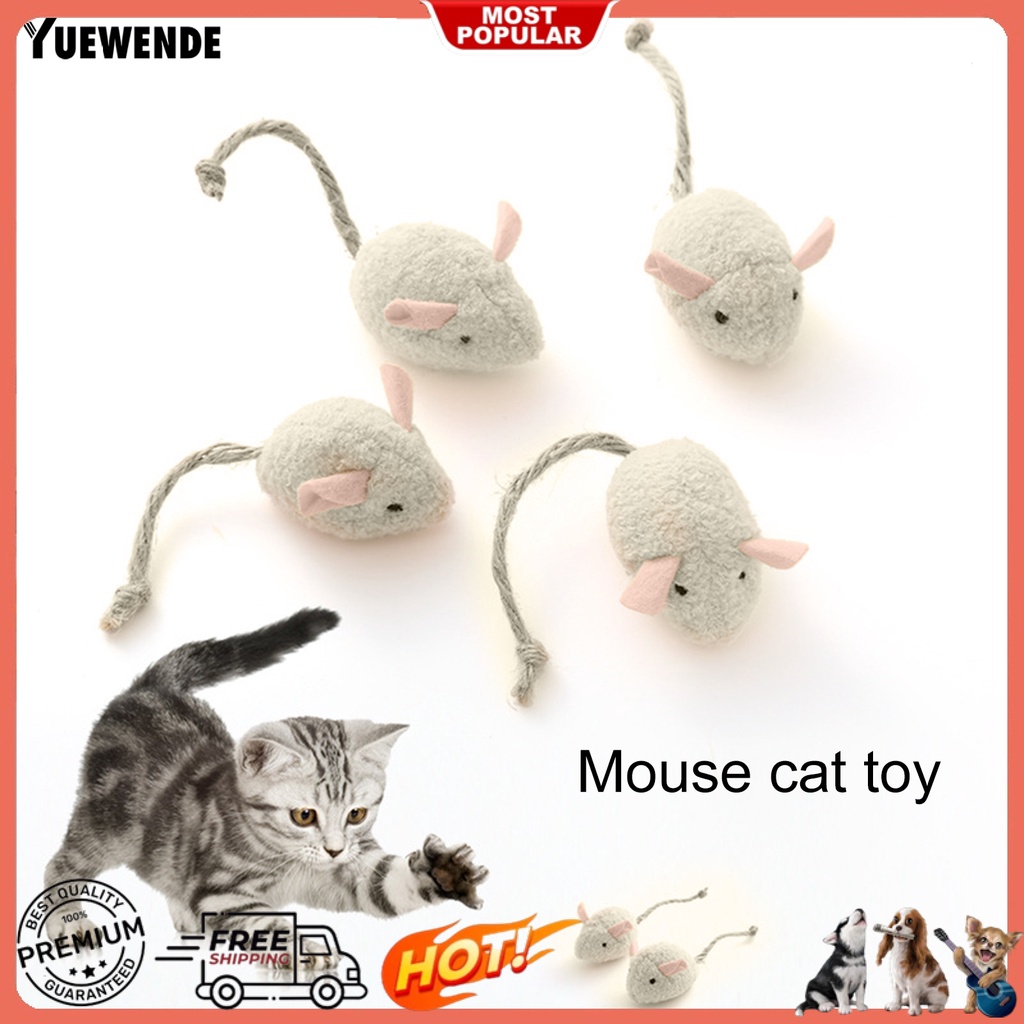 Bộ 5 Chuột Giả Đồ Chơi Cho Mèo Cưng
