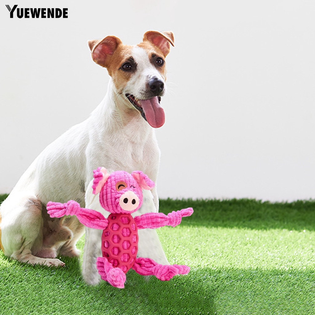 Yq.e Đồ Chơi Gặm Nhai Cỡ Nhỏ / Vừa / Lớn Bằng Giấy Chống Cắn Họa Tiết Hoạt Hình Cảm Xúc Thoải Mái Cho Thú Cưng