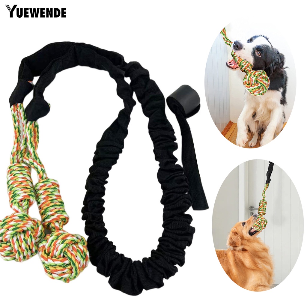 Yq.e Đồ Chơi Dây Thừng Co Giãn Tốt Giảm Căng Thẳng Làm Sạch Răng Chống Rách Cỡ Nhỏ Vừa Lớn Cho Cún Cưng Trong Nhà / Ngoài Trời