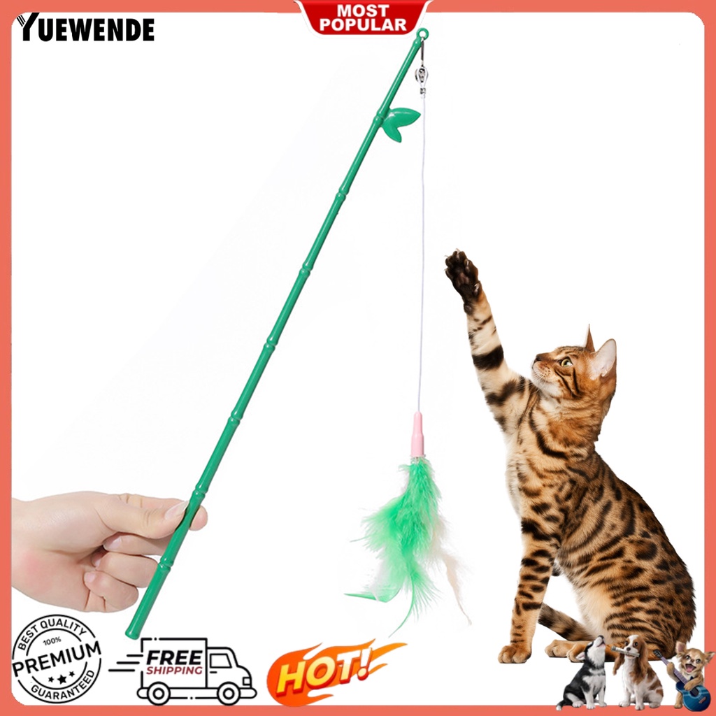 Đồ Chơi Que Tre Đàn Hồi Linh Hoạt Có Thể Tháo Rời Cho Mèo Cưng
