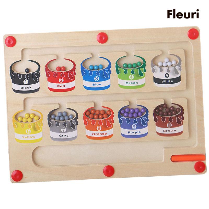 Bảng Học Toán Bằng Gỗ Nhiều Màu Sắc Theo Phương Pháp Montessori